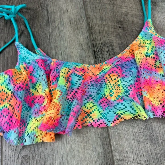 VS Rainbow Flounce Swim‎ Top - Picture 2 of 11
